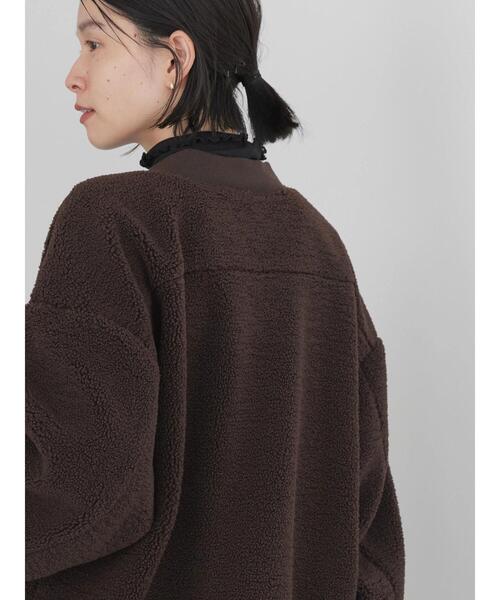 AMERICAN HOLIC（アメリカンホリック）の「ボアショートブルゾン（その他アウター・レディース・ブラウン/ライトベージュ・L/M）」の20枚目の写真