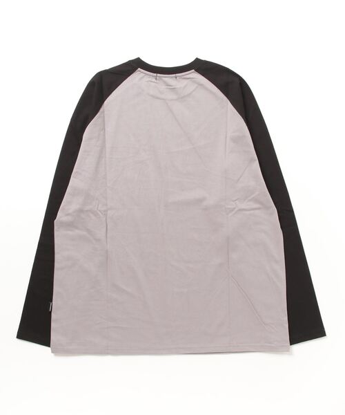 NASTY KICK(ナスティーキック)の「A'GEM/9 × .kom『NASTYKICK/NS+K/ナスティーキック』Pitchy Raglan Longsleeve/ラグラン切り替え長袖Tシャツ(Tシャツ/カットソー・メンズ・ブラック/ライトブルー/アイボリー・L)」の22枚目の写真