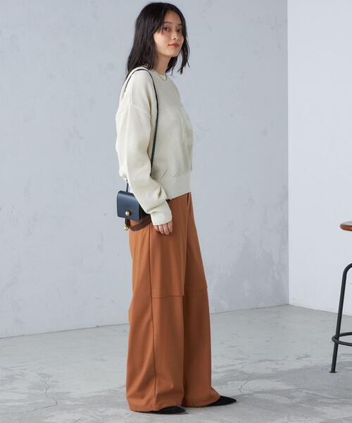 ★SUPER BRAND VAPORS ★新品フィン★ケース付★手渡し限定！ SHIPS Colors:〈手洗い可能〉シアー フレアスリーブ ニット◇｜ SHIPS