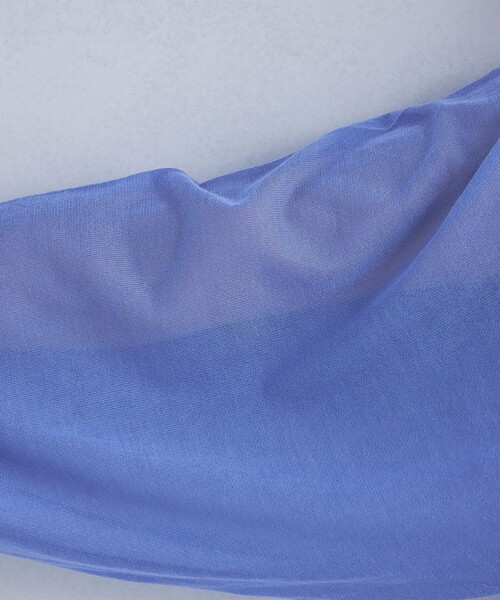 green label relaxing(グリーンレーベルリラクシング)の「Circ ギャザー クルーネック プルオーバー ニット(ニット/セーター・レディース・ライム/ベージュ/ライトブルー・FREE)」の18枚目の写真