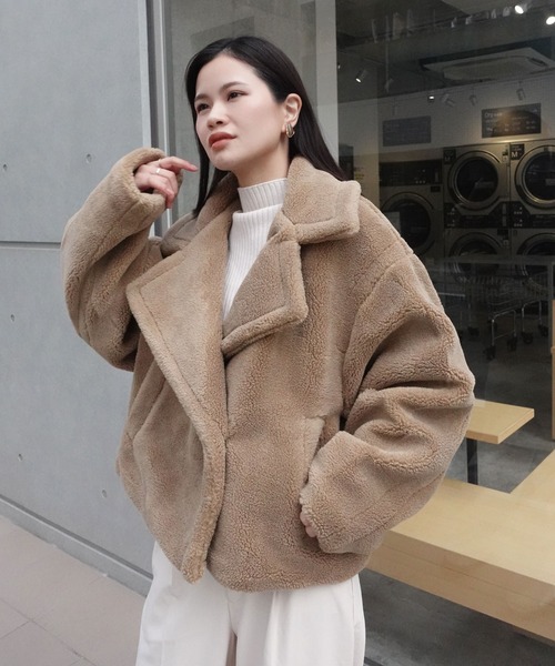 テディボアショートジャケット（ピーコート）｜CORNERS（コーナーズ