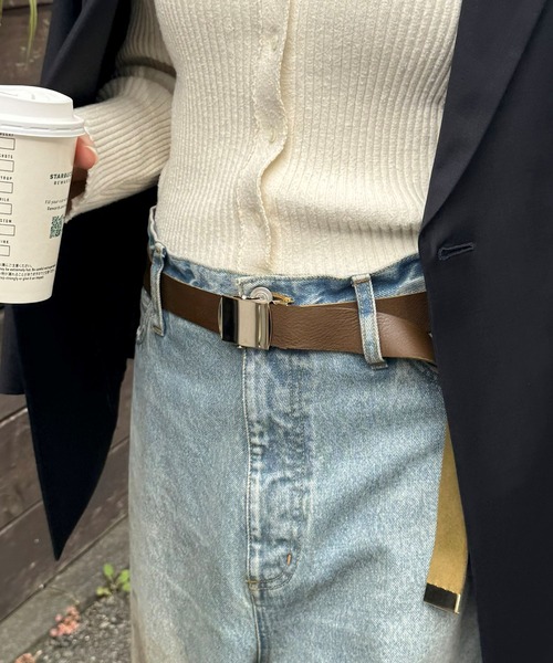 Hoaw.】レザーガチャベルト（ベルト）｜Whim Gazette（ウィムガゼット