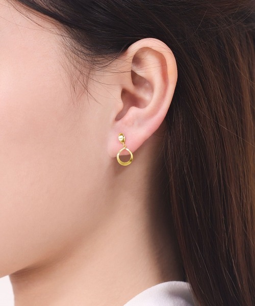 K10 イエローゴールド ピアス ESTELLE/エステール（ピアス（両耳用 