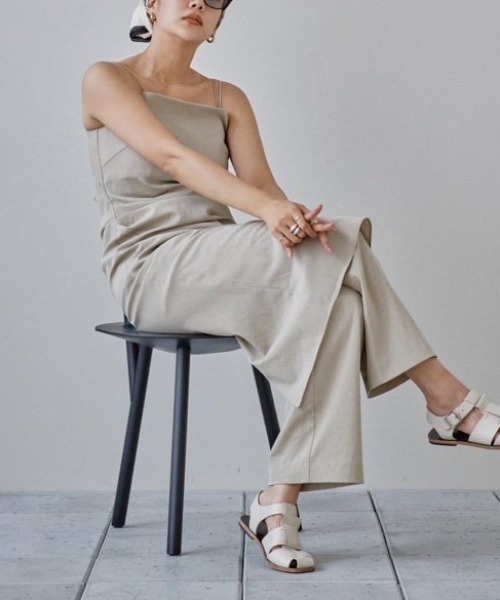 TODAYFUL（トゥデイフル）の「TODAYFUL　Easy Chambray Trousers イージーシャンブレートラウザーズ/12410718（その他パンツ・レディース・オートミール/ブラック・36/38）」の11枚目の写真