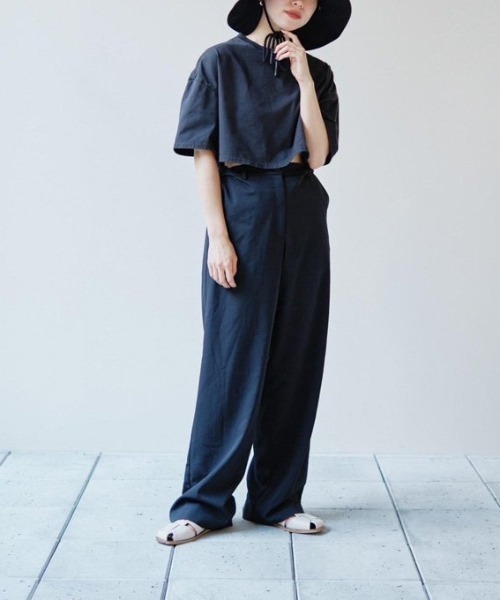 TODAYFUL（トゥデイフル）の「TODAYFUL　Easy Chambray Trousers イージーシャンブレートラウザーズ/12410718（その他パンツ・レディース・オートミール/ブラック・36/38）」の16枚目の写真