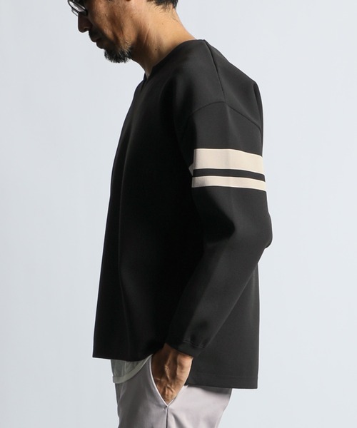 WASHABLE KEY NECK KNIT：自宅で洗える ウォッシャブル キーネックニット