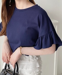JUN⭐︎ Bourgine フリル ショート丈 カットソー JUN様専用⭐︎ Bourgine フリル ショート丈 カットソー - メルカリ