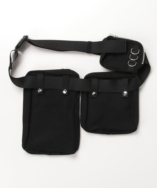 G.V.G.V.（ジーヴィージーヴィー）の「DETACHABLE POCKET BELT BAG（ボディバッグ/ウエストポーチ・レディース・ブラック/セージグリーン・ONE SIZE）」の11枚目の写真