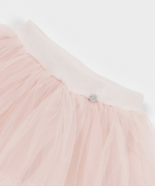 petit main（プティマイン）の「【リンク】レギンスつきチュールスカート(キッズ)（スカート・キッズ・ライトグリーン/アイボリー/ライトピンク・80ｃｍ/90cm/110cm/100cm/120cm/130cm）」の5枚目の写真