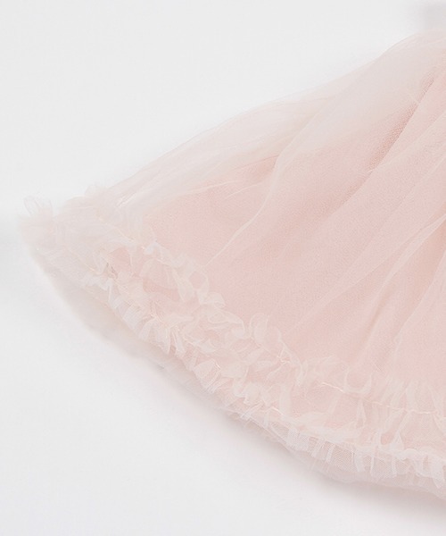 petit main（プティマイン）の「【リンク】レギンスつきチュールスカート(キッズ)（スカート・キッズ・ライトグリーン/アイボリー/ライトピンク・80ｃｍ/90cm/110cm/100cm/120cm/130cm）」の4枚目の写真