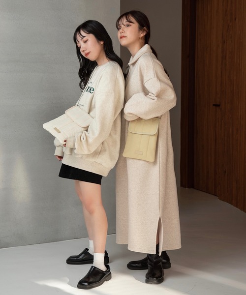 lawgy（ラウジー）の「quilting stitch point bag / キルティングステッチポイントバッグ（ショルダーバッグ・レディース・ブラック/イエロー系その他/アイボリー・FREE）」の15枚目の写真
