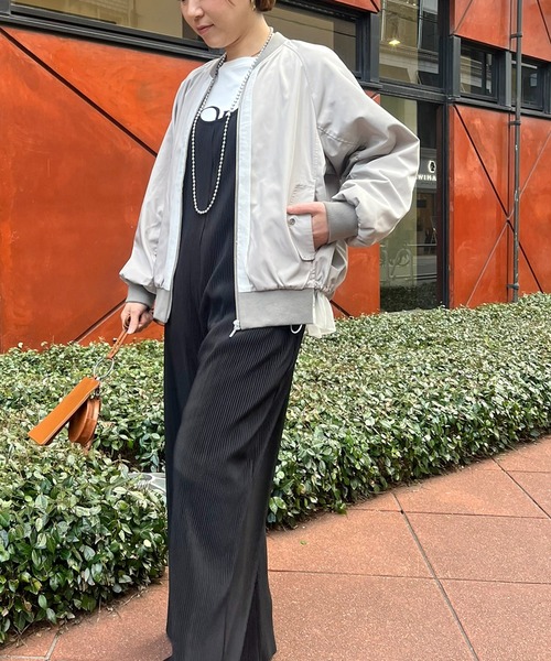 LHELIE バックフレアワークブルゾン
