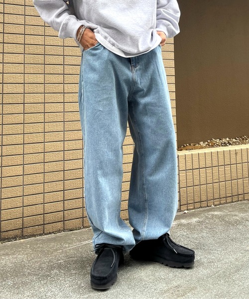 NO NEED（ノーニード）の「ワイドストレート デニムパンツ