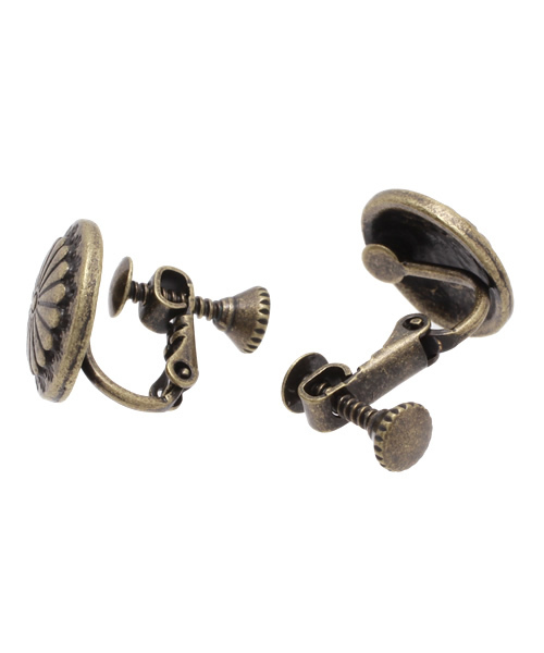 チャイハネ(チャイハネ)の「【チャイハネ】メタルコンチョイヤリング(イヤリング・レディース・シルバー/ゴールド・FREE)」の4枚目の写真