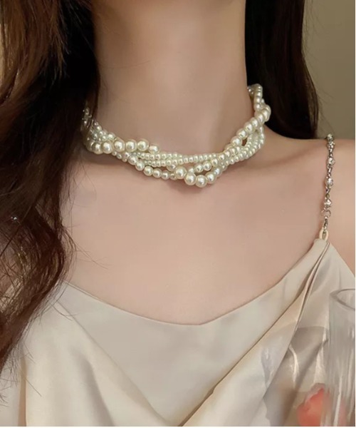 Port（ポート）の「フェイクパール クラシカル チョーカー / ネックレス_（チョーカー・レディース・ホワイト系その他2/ホワイト系その他4/ホワイト/ホワイト系その他/ホワイト系その他3・FREE）」の19枚目の写真