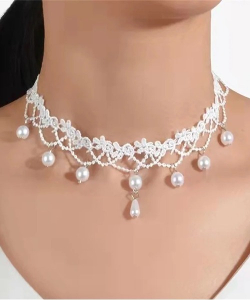 Port（ポート）の「フェイクパール クラシカル チョーカー / ネックレス_（チョーカー・レディース・ホワイト系その他2/ホワイト系その他4/ホワイト/ホワイト系その他/ホワイト系その他3・FREE）」の17枚目の写真