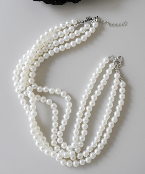 Port（ポート）の「フェイクパール クラシカル チョーカー / ネックレス_（チョーカー・レディース・ホワイト系その他2/ホワイト系その他4/ホワイト/ホワイト系その他/ホワイト系その他3・FREE）」の11枚目の写真