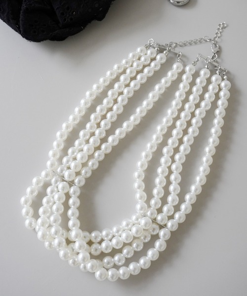 Port（ポート）の「フェイクパール クラシカル チョーカー / ネックレス_（チョーカー・レディース・ホワイト系その他2/ホワイト系その他4/ホワイト/ホワイト系その他/ホワイト系その他3・FREE）」の10枚目の写真