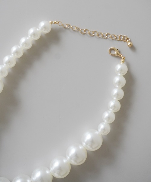 Port（ポート）の「フェイクパール クラシカル チョーカー / ネックレス_（チョーカー・レディース・ホワイト系その他2/ホワイト系その他4/ホワイト/ホワイト系その他/ホワイト系その他3・FREE）」の6枚目の写真