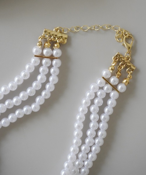 Port（ポート）の「フェイクパール クラシカル チョーカー / ネックレス_（チョーカー・レディース・ホワイト系その他2/ホワイト系その他4/ホワイト/ホワイト系その他/ホワイト系その他3・FREE）」の12枚目の写真