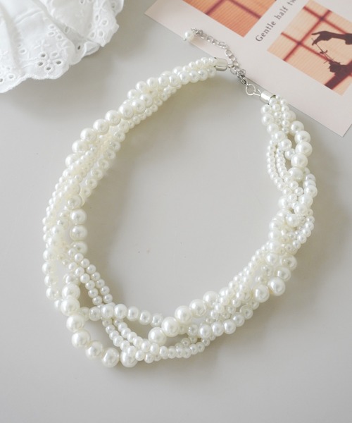 Port（ポート）の「フェイクパール クラシカル チョーカー / ネックレス_（チョーカー・レディース・ホワイト系その他2/ホワイト系その他4/ホワイト/ホワイト系その他/ホワイト系その他3・FREE）」の16枚目の写真