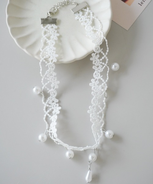 Port（ポート）の「フェイクパール クラシカル チョーカー / ネックレス_（チョーカー・レディース・ホワイト系その他2/ホワイト系その他4/ホワイト/ホワイト系その他/ホワイト系その他3・FREE）」の9枚目の写真