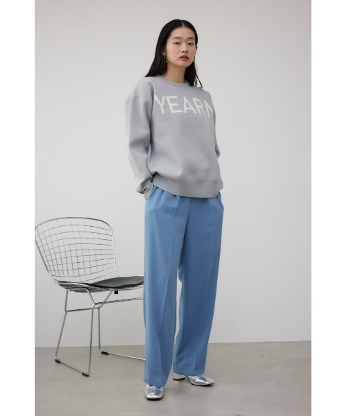 AZUL by moussy(アズールバイマウジー)の「アソートロゴスポンディッシュニット(ニット/セーター・レディース・ブルー/ブラック/ライトグレー・FREE)」の16枚目の写真