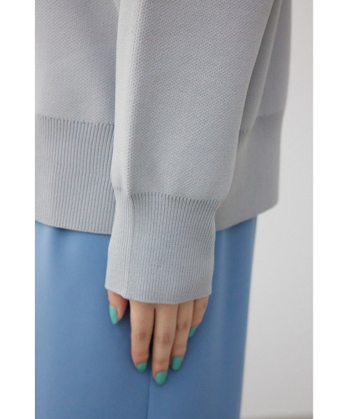 AZUL by moussy(アズールバイマウジー)の「アソートロゴスポンディッシュニット(ニット/セーター・レディース・ブルー/ブラック/ライトグレー・FREE)」の22枚目の写真