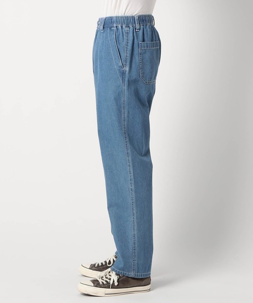 Grand PARK（グランドパーク）の「ライトデニムイージーパンツ（デニムパンツ・メンズ・アイボリー/ブルー/ネイビー・MEDIUM/LARGE）」の6枚目の写真