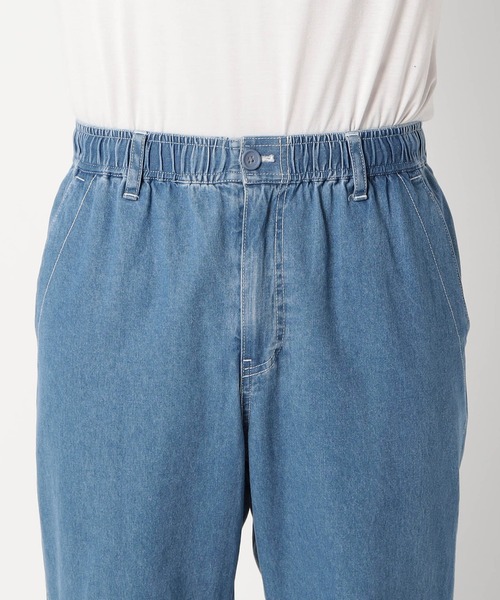 Grand PARK（グランドパーク）の「ライトデニムイージーパンツ（デニムパンツ・メンズ・アイボリー/ブルー/ネイビー・MEDIUM/LARGE）」の7枚目の写真
