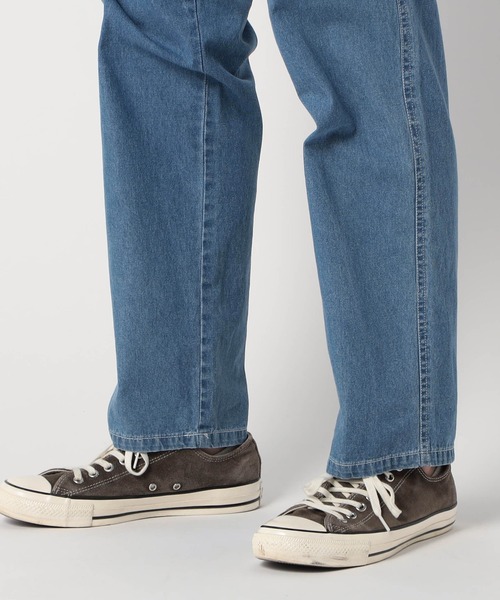 Grand PARK（グランドパーク）の「ライトデニムイージーパンツ（デニムパンツ・メンズ・アイボリー/ブルー/ネイビー・MEDIUM/LARGE）」の10枚目の写真