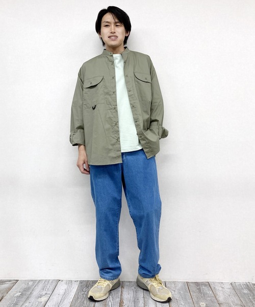 Grand PARK（グランドパーク）の「ライトデニムイージーパンツ（デニムパンツ・メンズ・アイボリー/ブルー/ネイビー・MEDIUM/LARGE）」の20枚目の写真