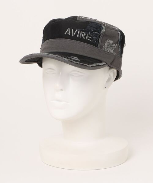 AVIREX(アヴィレックス)の「AVIREX / AXダメージワークキャップ / 80315500(キャップ・レディース・ブラック/ネイビー/ベージュ/カーキ・FREE)」の7枚目の写真