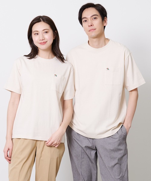 Arnold Palmer(アーノルドパーマー)の「APクラシック シェア 半袖 Tシャツ(Tシャツ/カットソー・レディース・グリーン/ネイビー/ベージュ/ブラック/ホワイト/マスタード/バーガンディー/オートミール/ブラウン/ブルー/ピンク/ダークグリーン・S/M/L/LL/XS)」の5枚目の写真