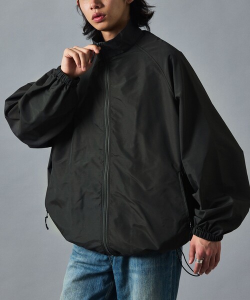 ANTIOFF スタンドカラーシルエットカジュアルフィットジャケットコート 