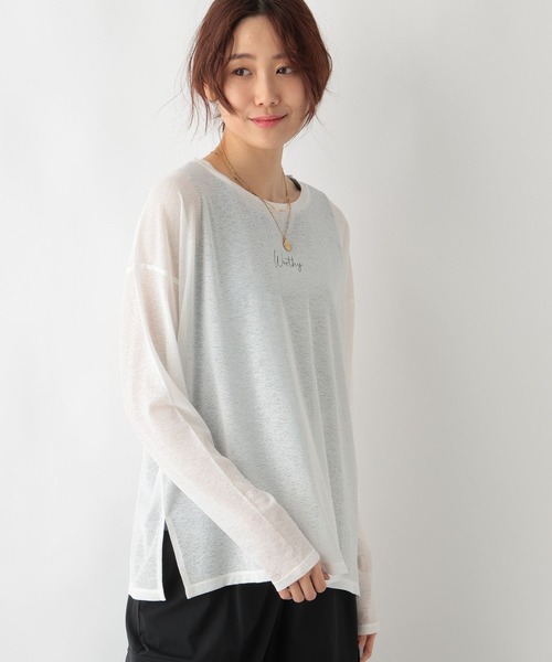 高評価のクリスマスプレゼント セール】シアーアソート長袖/992229（Tシャツ/カットソー トップス