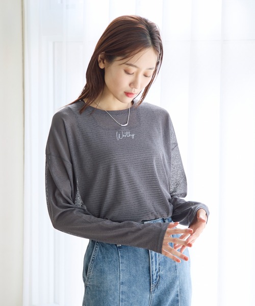 GLOBAL WORK（グローバルワーク）の「シアーアソート長袖/992229（T