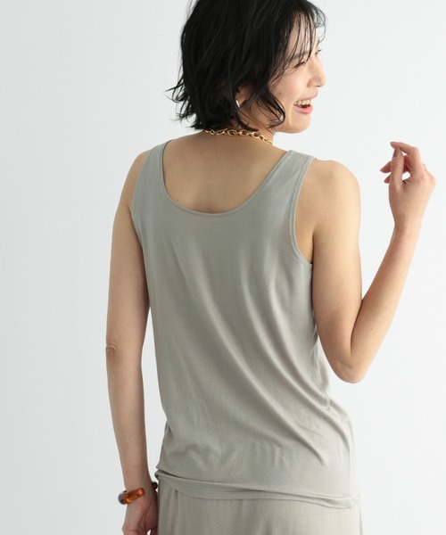 BARNYARDSTORM(バンヤードストーム)の「BARNYARDSTORM / 天竺タンクトップ(タンクトップ・レディース・ベージュ/ブラック・FREE)」の22枚目の写真