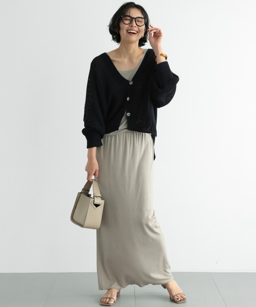 BARNYARDSTORM(バンヤードストーム)の「BARNYARDSTORM / 天竺タンクトップ(タンクトップ・レディース・ベージュ/ブラック・FREE)」の15枚目の写真