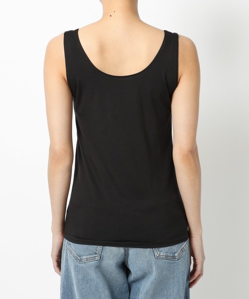 BARNYARDSTORM(バンヤードストーム)の「BARNYARDSTORM / 天竺タンクトップ(タンクトップ・レディース・ベージュ/ブラック・FREE)」の13枚目の写真