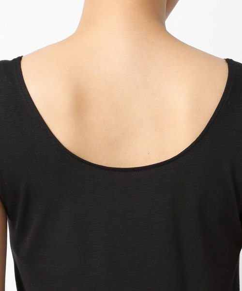 BARNYARDSTORM(バンヤードストーム)の「BARNYARDSTORM / 天竺タンクトップ(タンクトップ・レディース・ベージュ/ブラック・FREE)」の5枚目の写真