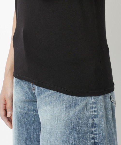 BARNYARDSTORM(バンヤードストーム)の「BARNYARDSTORM / 天竺タンクトップ(タンクトップ・レディース・ベージュ/ブラック・FREE)」の6枚目の写真