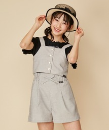 JENNI love | 【3点セット・ウエスト調整可能】リブT＋ビスチェ＋ショーパンセット(Tシャツ/カットソー)