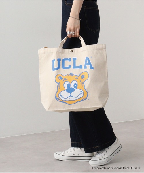 UCLA（ユーシーエルエー）の「UCLA 2WAY TOTE BAG（トートバッグ・メンズ・ブラック/ナチュラル・FREE）」の12枚目の写真
