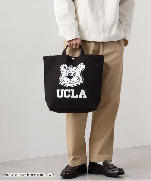 UCLA（ユーシーエルエー）の「UCLA 2WAY TOTE BAG（トートバッグ・メンズ・ブラック/ナチュラル・FREE）」の8枚目の写真