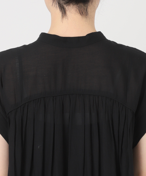 B.C STOCK（ベーセーストック）の「2WAYボイルギャザーワンピース（ワンピース・レディース・ブラック/ブルー系その他/キャメル/ピンク・FREE）」の14枚目の写真