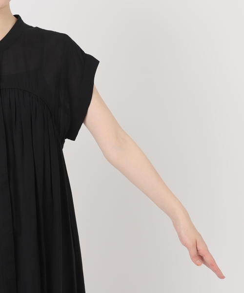 B.C STOCK（ベーセーストック）の「2WAYボイルギャザーワンピース（ワンピース・レディース・ブラック/ブルー系その他/キャメル/ピンク・FREE）」の15枚目の写真