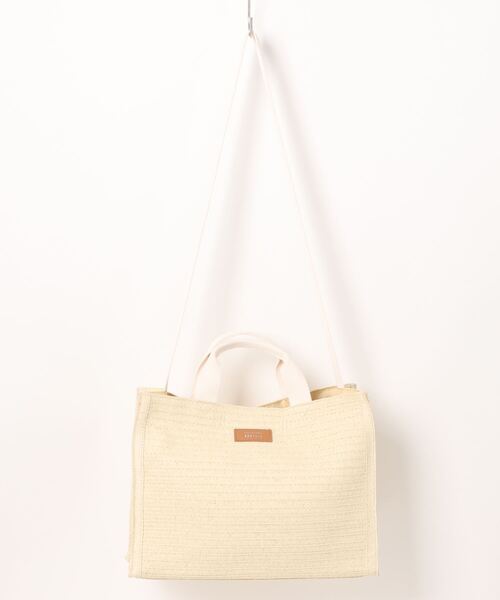 ROOTOTE(ルートート)の「ルートート/SN.デリ.スクエアバスケット-A(かごバッグ・レディース・サックスブルー/ナチュラル/スミクロ/グリーン/ピンク・FREE)」の12枚目の写真