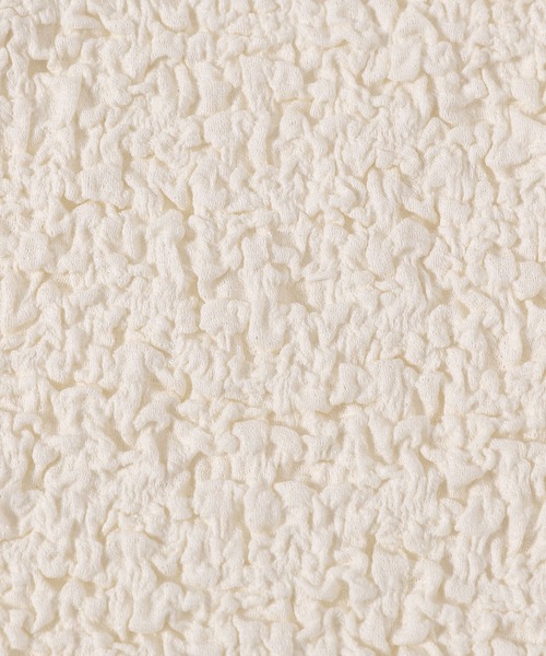 mysty woman（ミスティウーマン）の「［追加1］シャーリングクルーネックプルオーバー 116896（Tシャツ/カットソー・レディース・ブルー/オフホワイト/ライトグリーン/ブラック/オレンジ・FREE）」の13枚目の写真