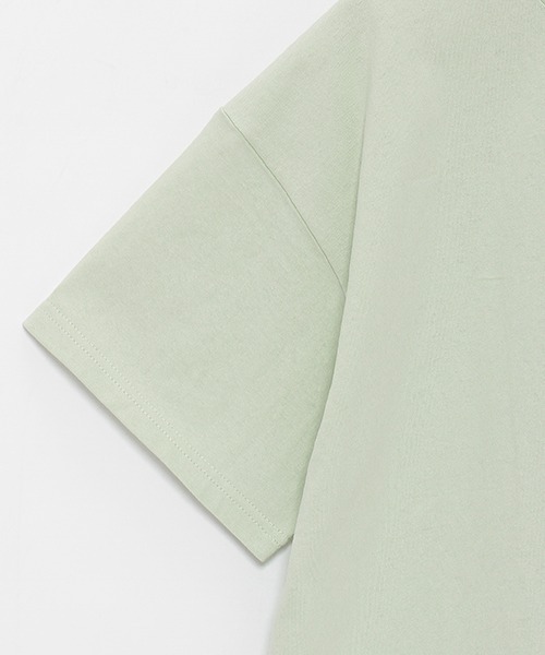 LOVETOXIC(ラブトキシック)の「【コットン100%】ワンポイント刺しゅう990半T(Tシャツ/カットソー・キッズ・オフホワイト/ピンク/ライトグリーン/チャコール・S/M/L)」の10枚目の写真